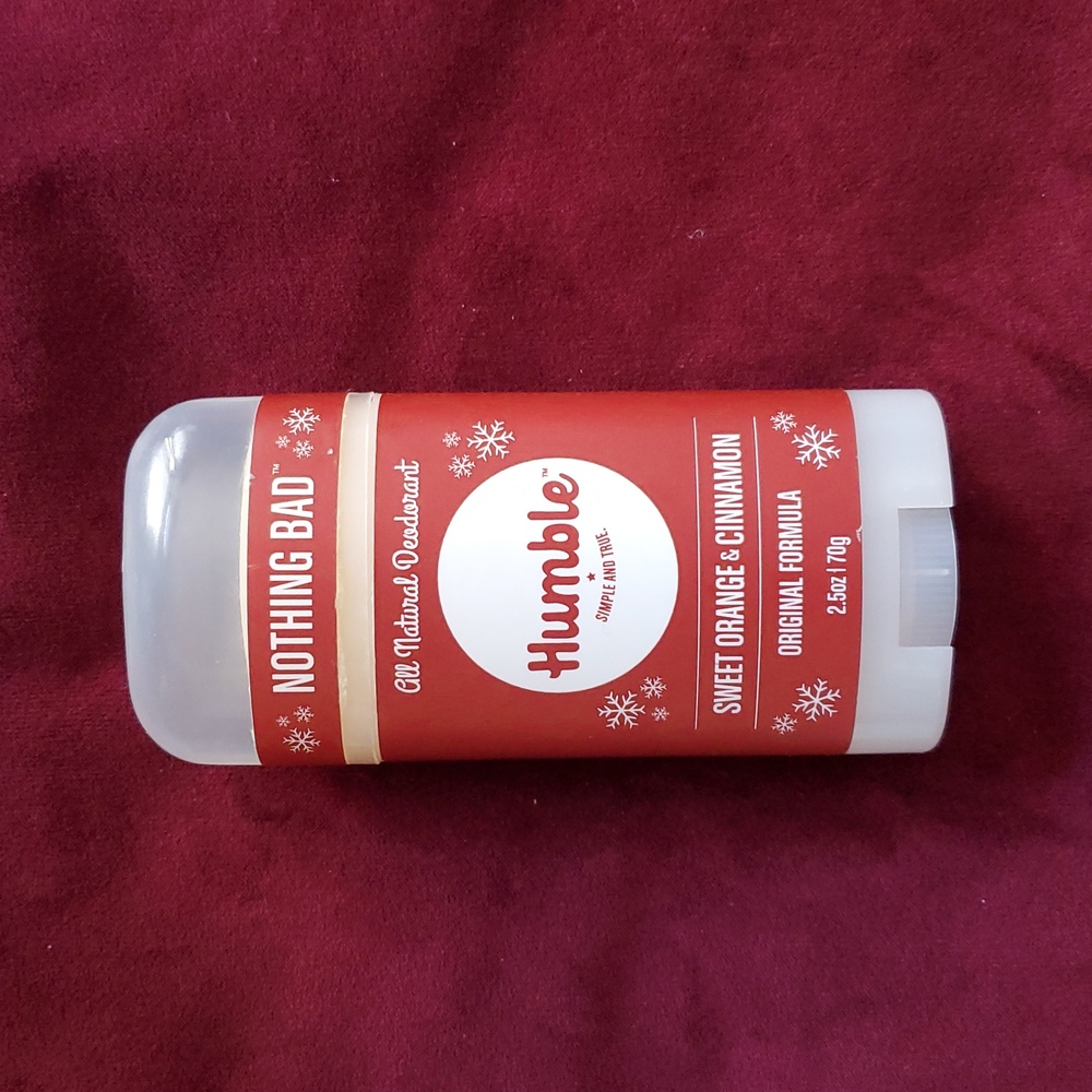 Humble Sweet Orange & Cinnamon Deodorant w/ Frankinsense Rock Rose & Balsam Peru
